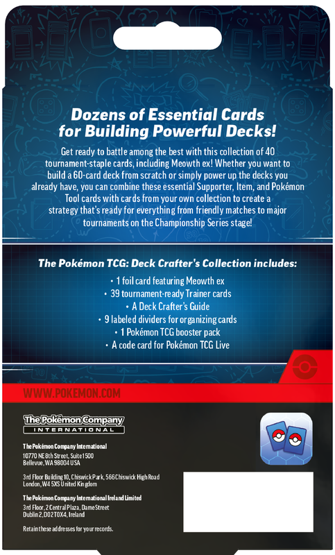 Pokemon TCG: Deck Crafter's Collection Card Game Pokemon