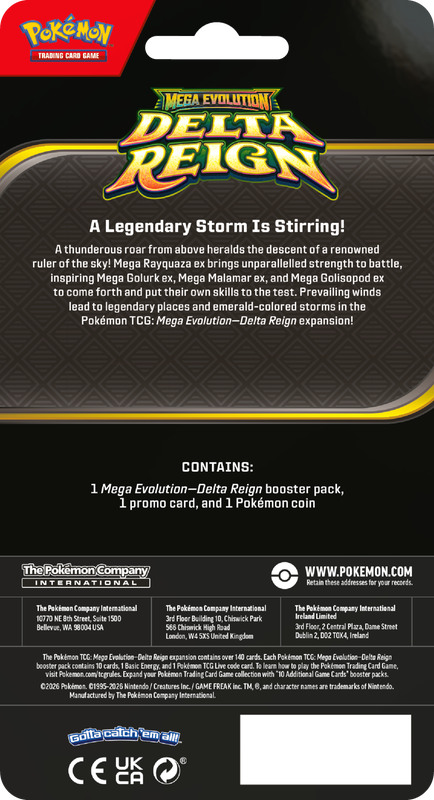 Pokemon TCG: Mega Evolution - Delta Reign Checklane Blister (Spritzee)