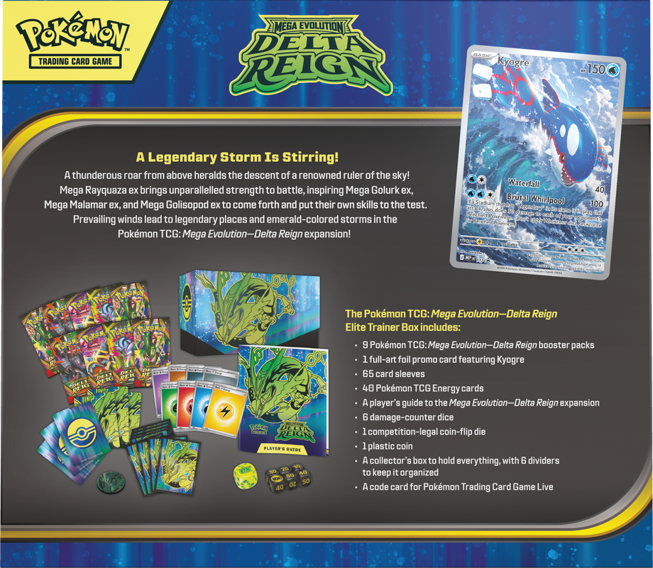 Pokemon TCG: Mega Evolution - Delta Reign Elite Trainer Box