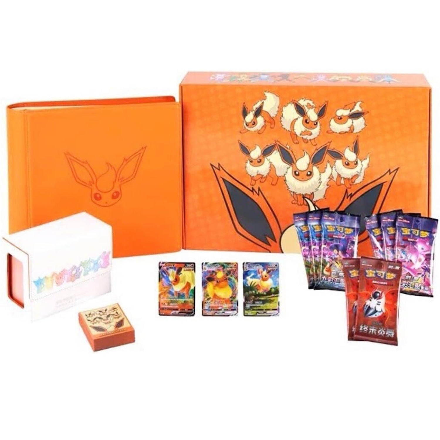 Pokemon TCG: Eeveelution Gift Box (Flareon) (CHN) Card Game Pokemon