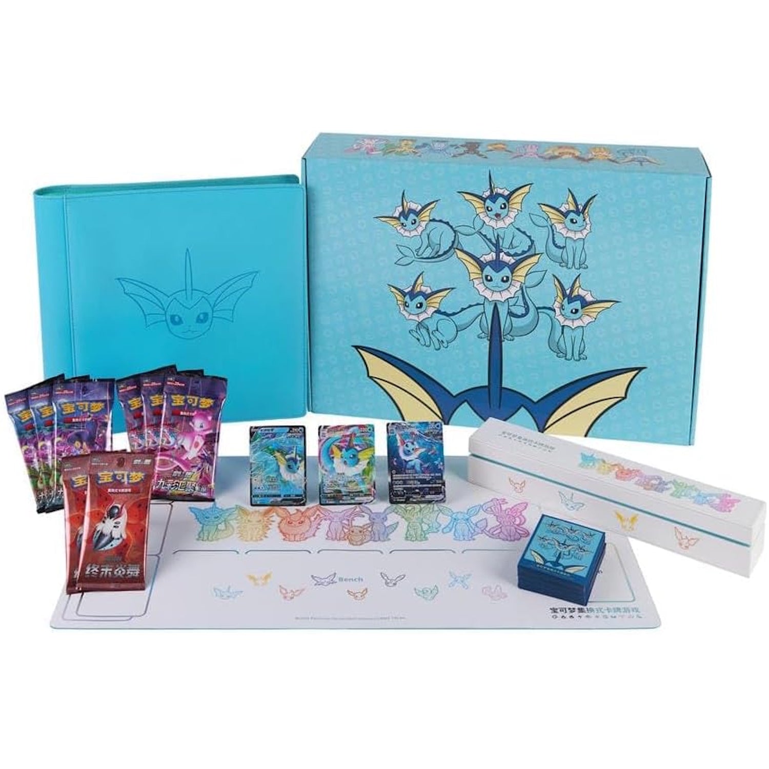 Pokemon TCG: Eeveelution Gift Box (Vaporeon) (CHN) Card Game Pokemon