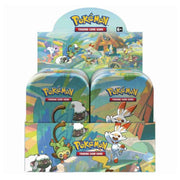 Pokemon TCG: Galar Pals Mini Tin Display Box - 10 Tins Card Game Pokemon