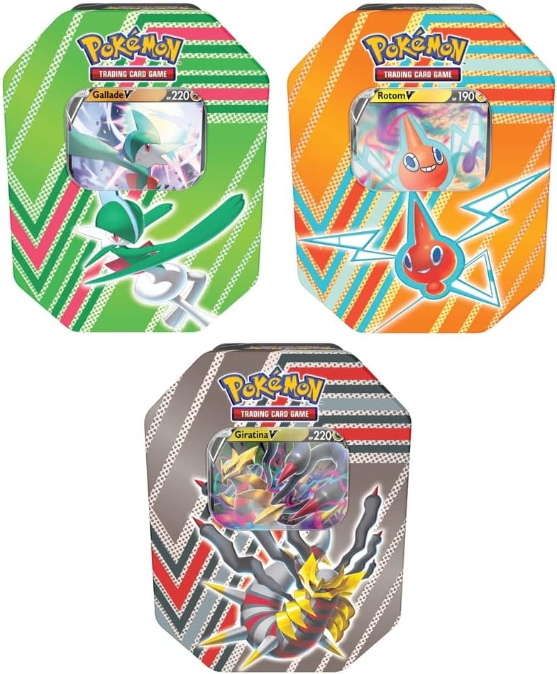 Pokemon TCG: Hidden Potential Tin (Gallade V) (4 Packs) Card Game Pokemon