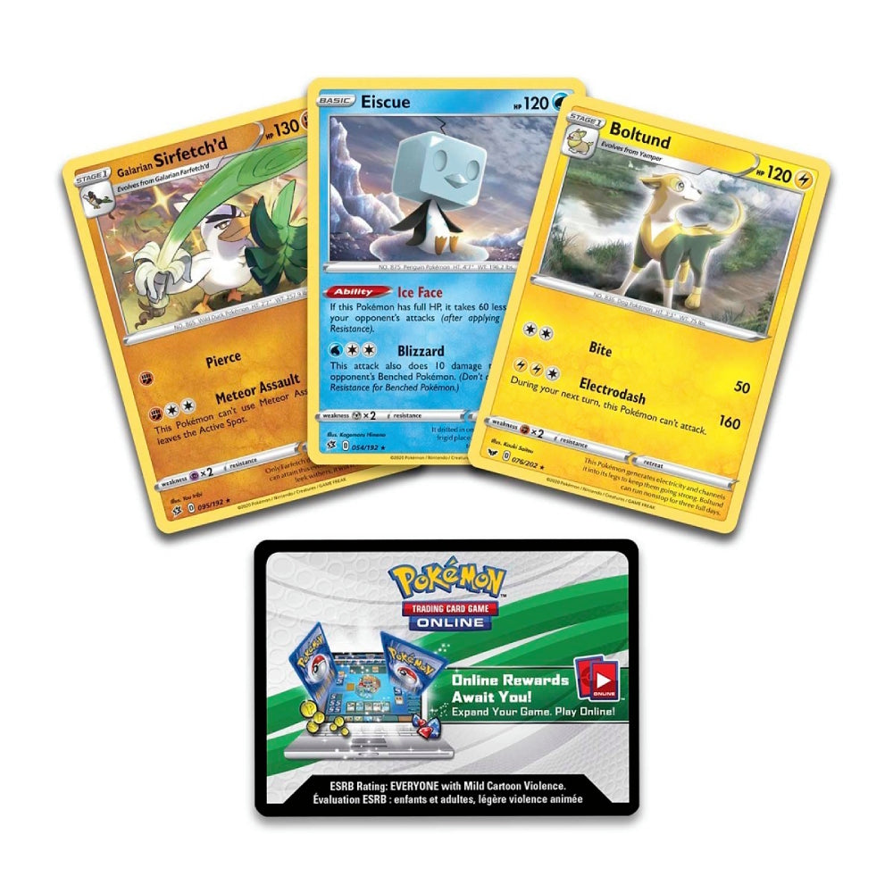 Pokemon TCG: Knock Out Collection (Boltund Eiscue Sirfetchd) Card Game Pokemon