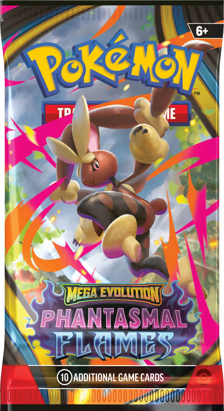 Pokemon TCG: Mega Evolution - Phantasmal Flames Booster Pack Card Game Pokemon