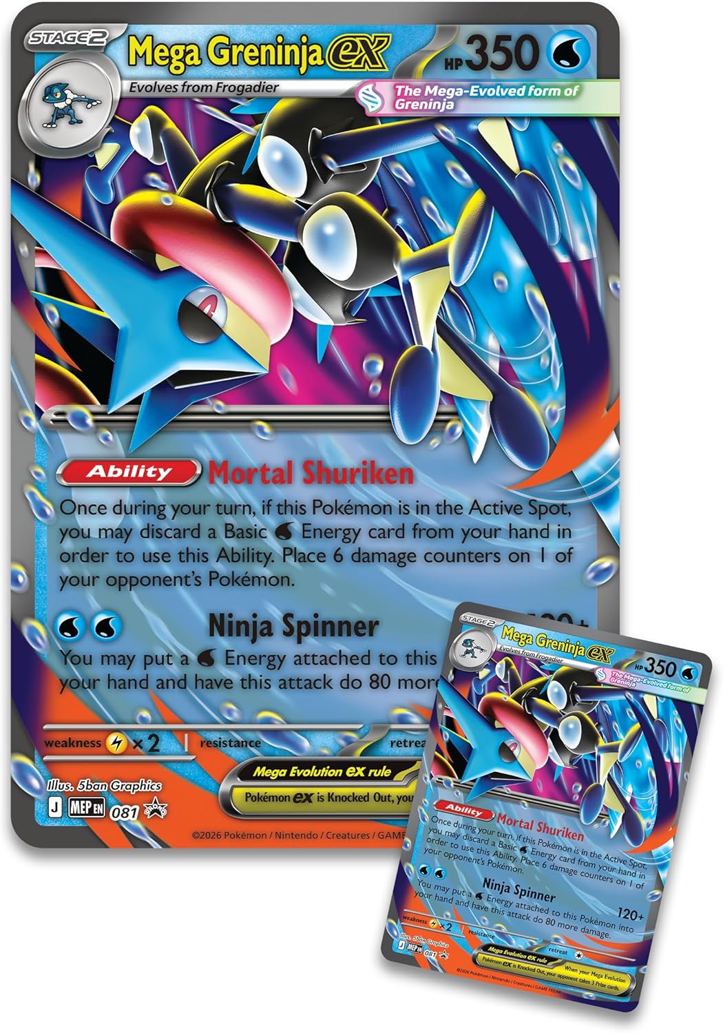 Pokemon TCG: Mega Greninja ex Premium Collection Card Game Pokemon