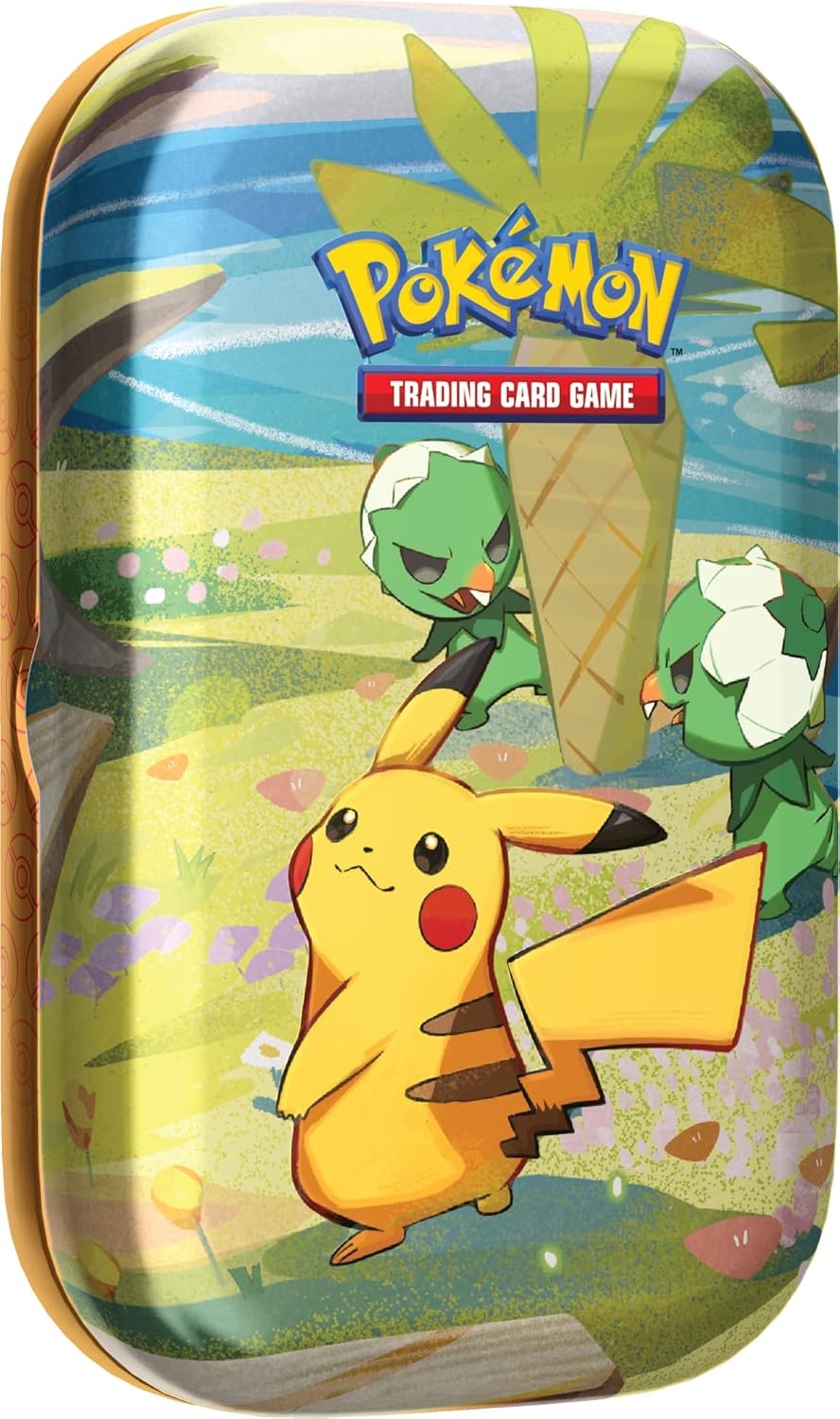 Pokemon TCG: Paldea Friends Mini Tin - Pikachu Card Game Pokemon   