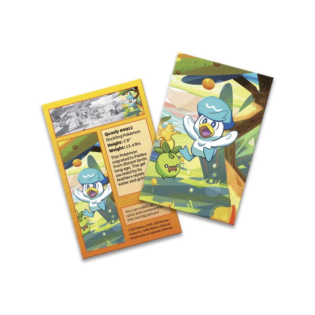 Pokemon TCG: Paldea Friends Mini Tin - Quaxly Card Game Pokemon   
