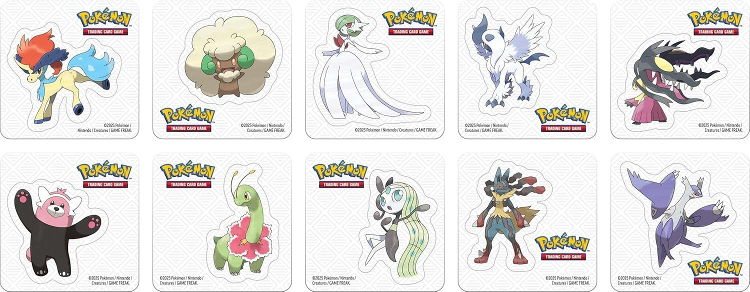 Pokemon TCG: Poke Ball Tin 2025 Q4 Winter B25 E25 H24 - 1 Random Ball & 3 Booster Packs Card Game Pokemon