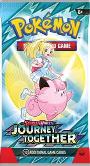Pokemon TCG: Scarlet & Violet - Journey Together Scrafty - 3 Booster Pack Blister Card Game Pokemon