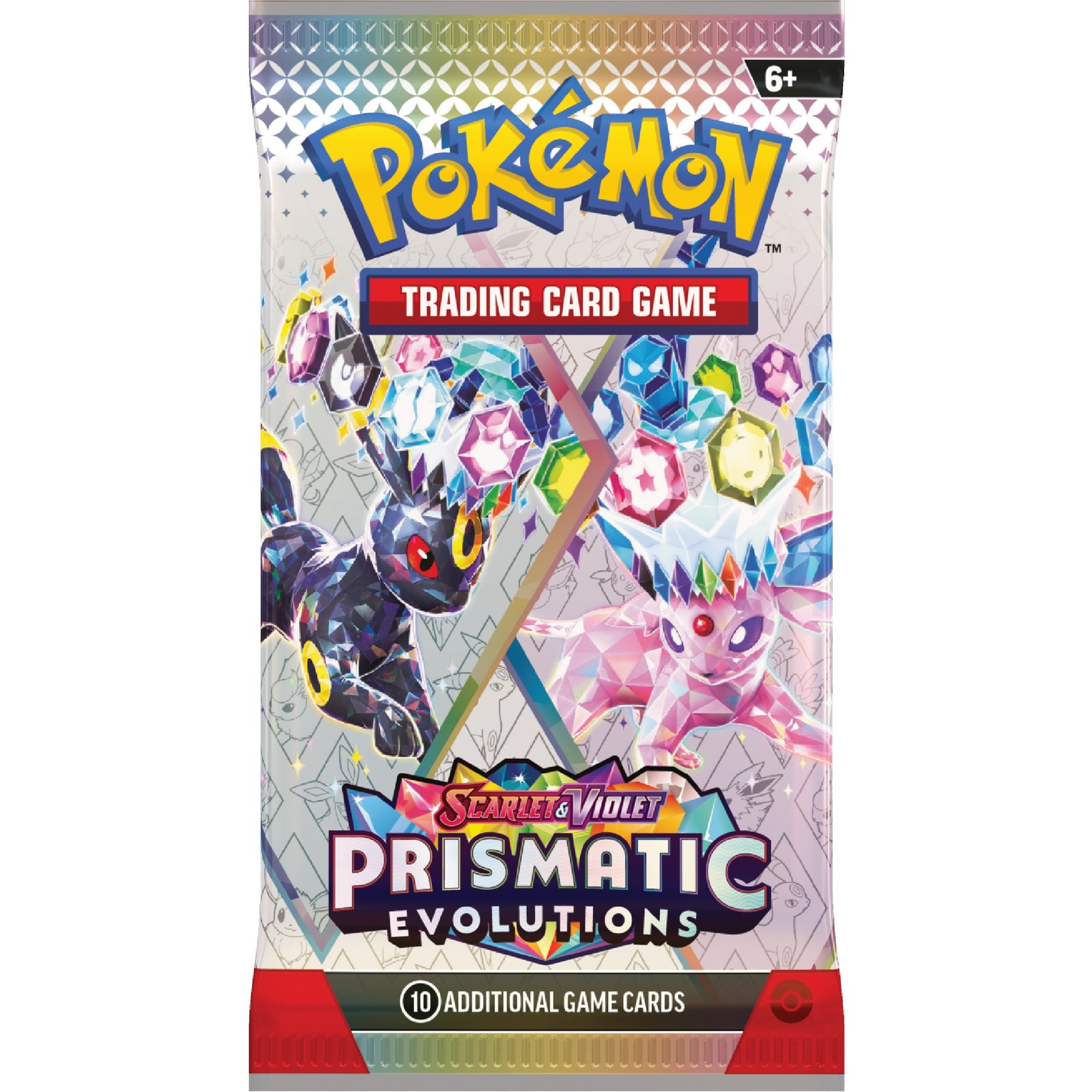 Pokemon TCG: Scarlet & Violet Prismatic Evolutions Booster - 1-Pack Card Game Pokemon