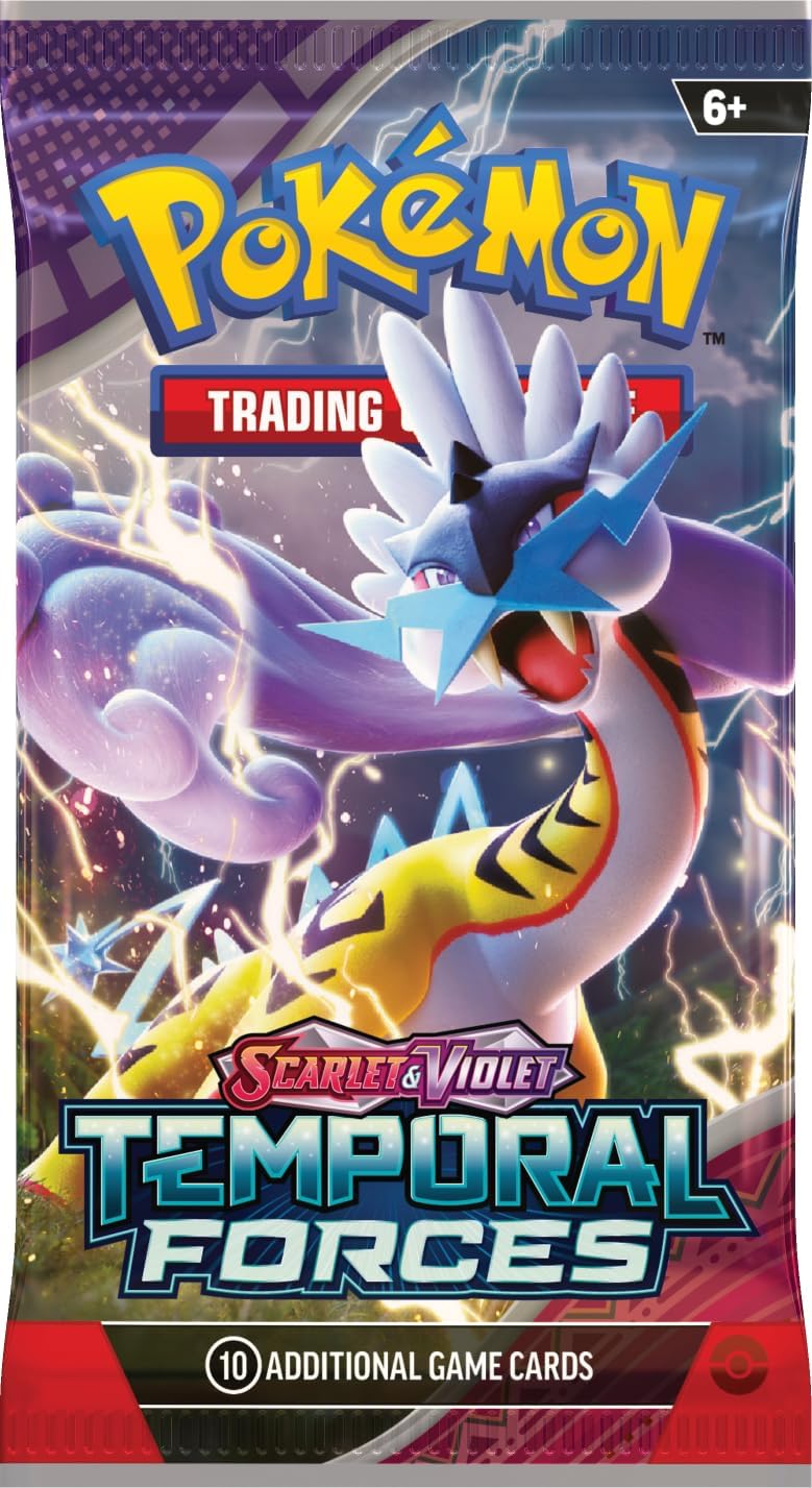 Pokemon TCG: Scarlet & Violet Temporal Forces Booster Pack - 1 Random Pack Card Game Pokemon