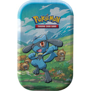 Pokémon TCG: Sinnoh Stars Mini Tin (Riolu and Bidoof) Card Game Pokemon