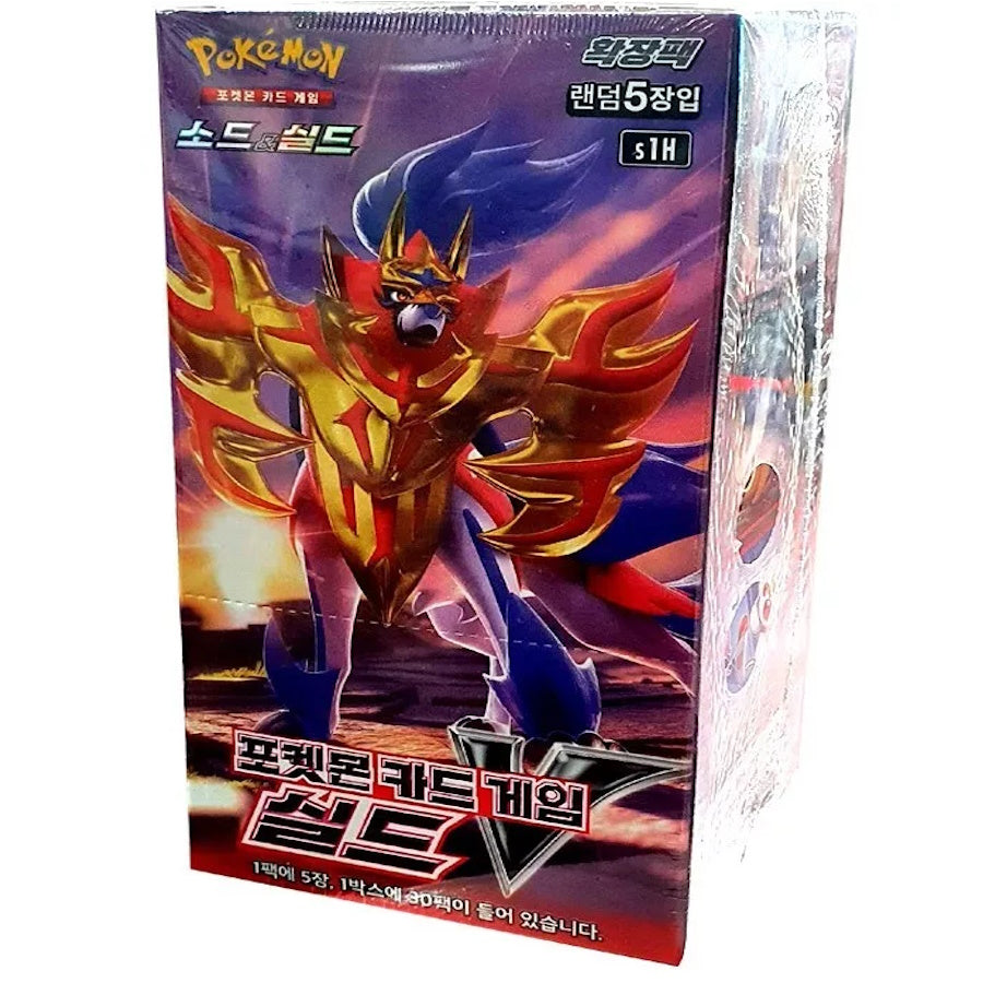 Pokemon TCG: Sword and Shield SHIELD V Booster Box [KOR] - 30 Packs Card Game Pokemon
