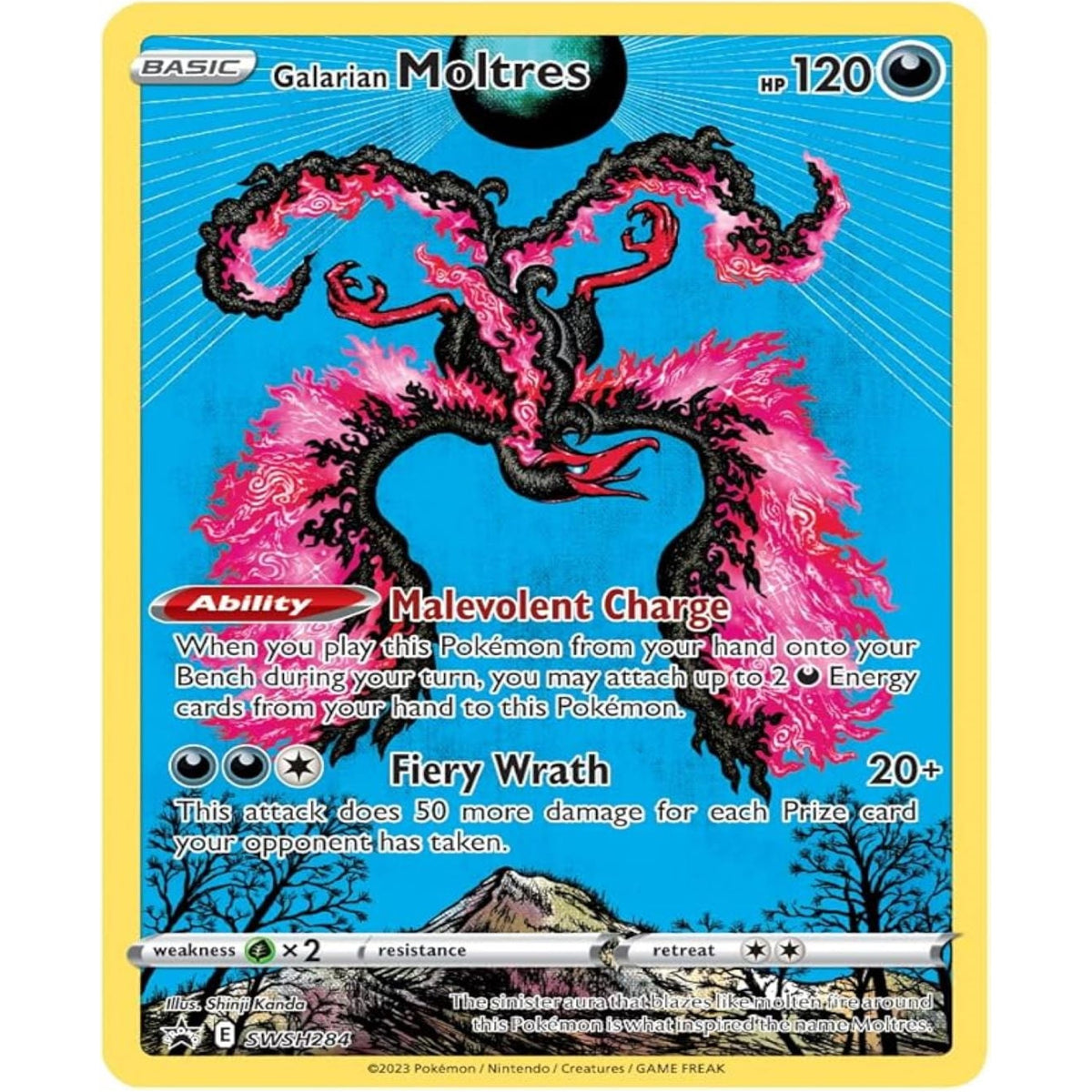 Pokemon Tin: Crown Zenith Galarian Moltres - 4 Packs Card Game Pokemon