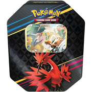 Pokemon Tin: Crown Zenith Galarian Zapdos - 4 Packs Card Game Pokemon