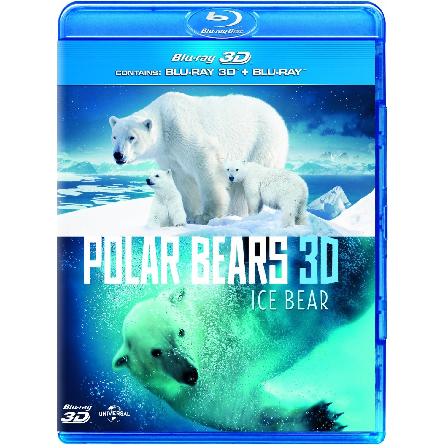 Polar Bears 3D: Ice Bear [Blu-Ray] Blu-Ray 3D Movie Universal Pictures   
