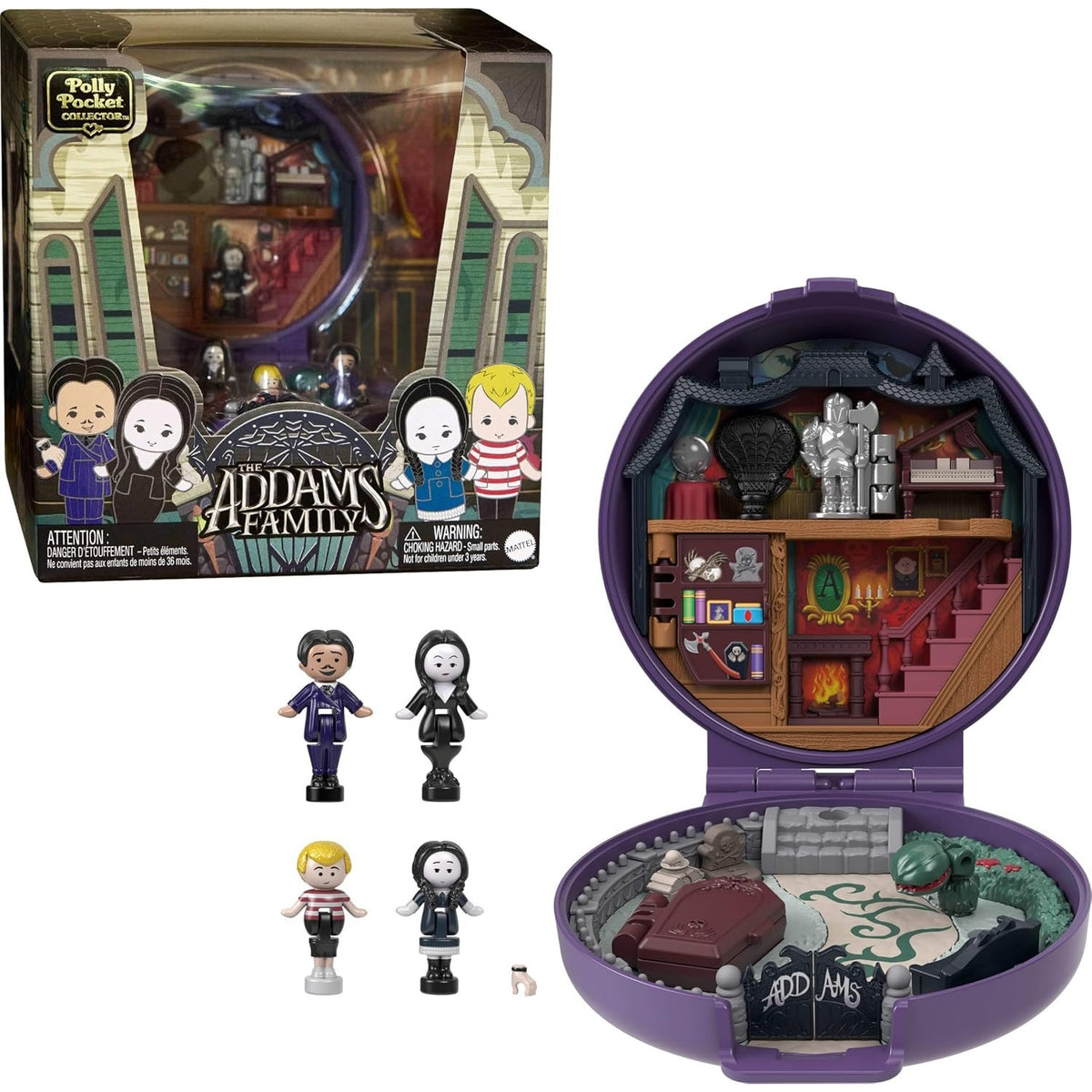 Polly Pocket Collector Playset - The Addams Family Compact Toys & Games Mattel
