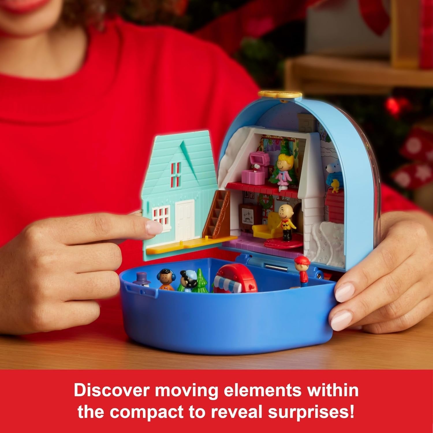 Polly Pocket x Peanuts: Collector Compact Toys & Games Mattel