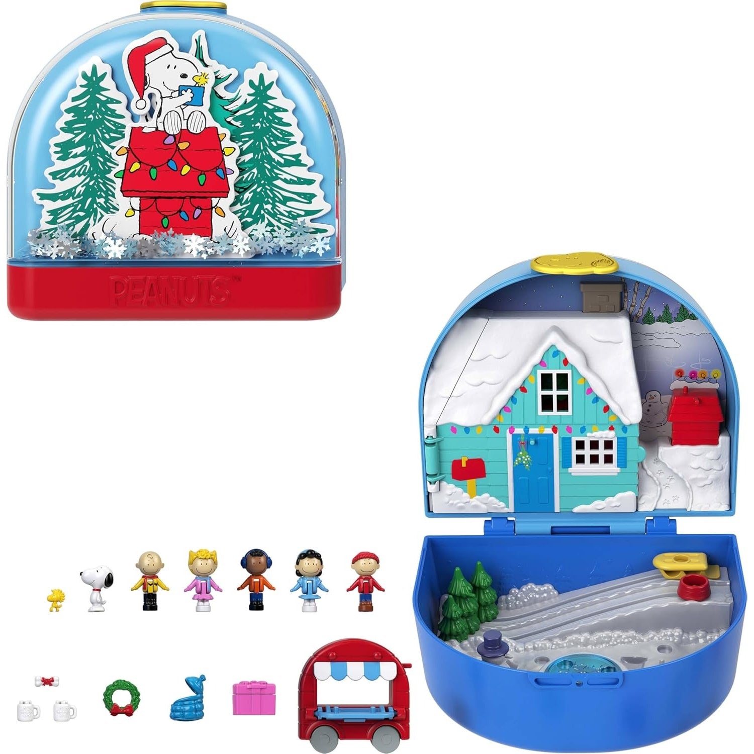 Polly Pocket x Peanuts: Collector Compact Toys & Games Mattel