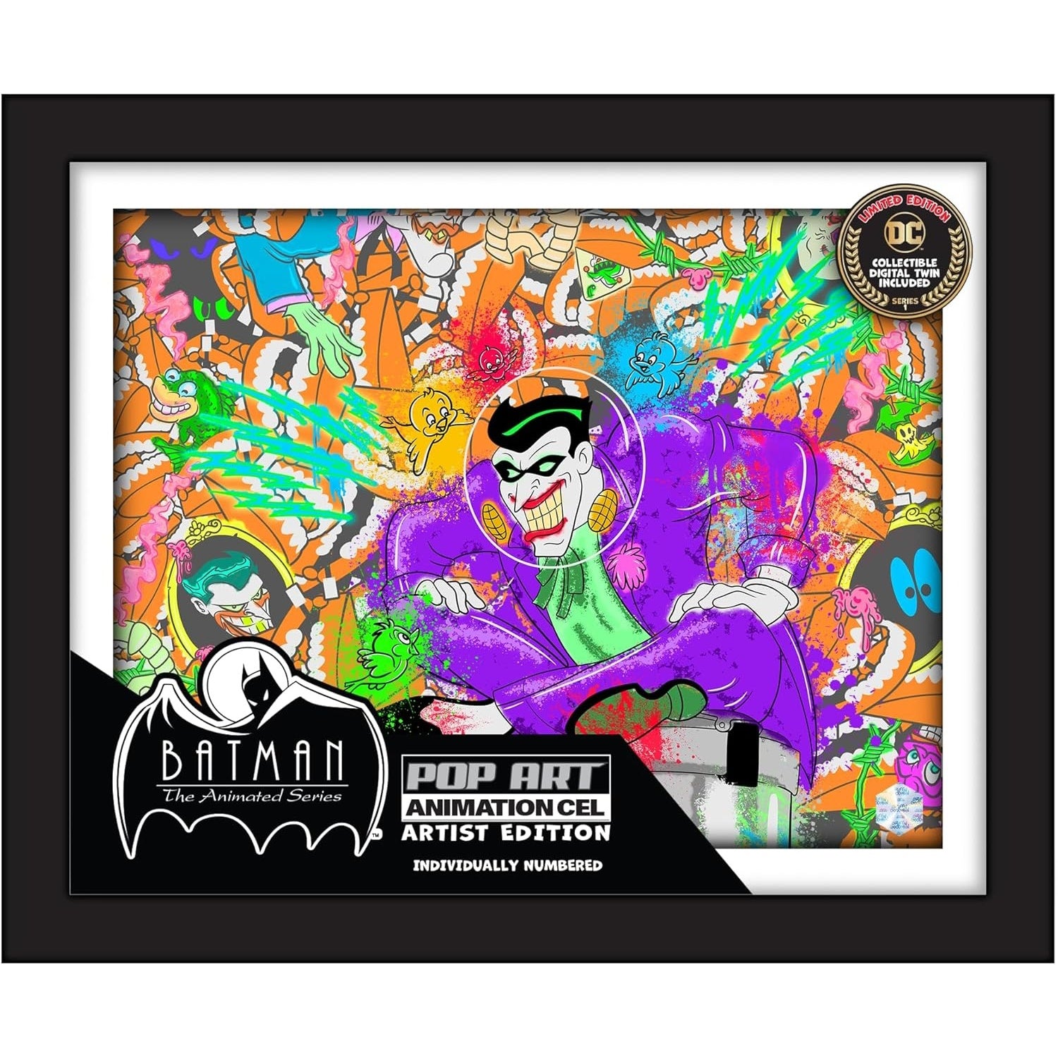 Pop Art: Batman: The Animated Series Animation Cel Scene - Joker The Last Laugh Memorabilia DC Collectibles