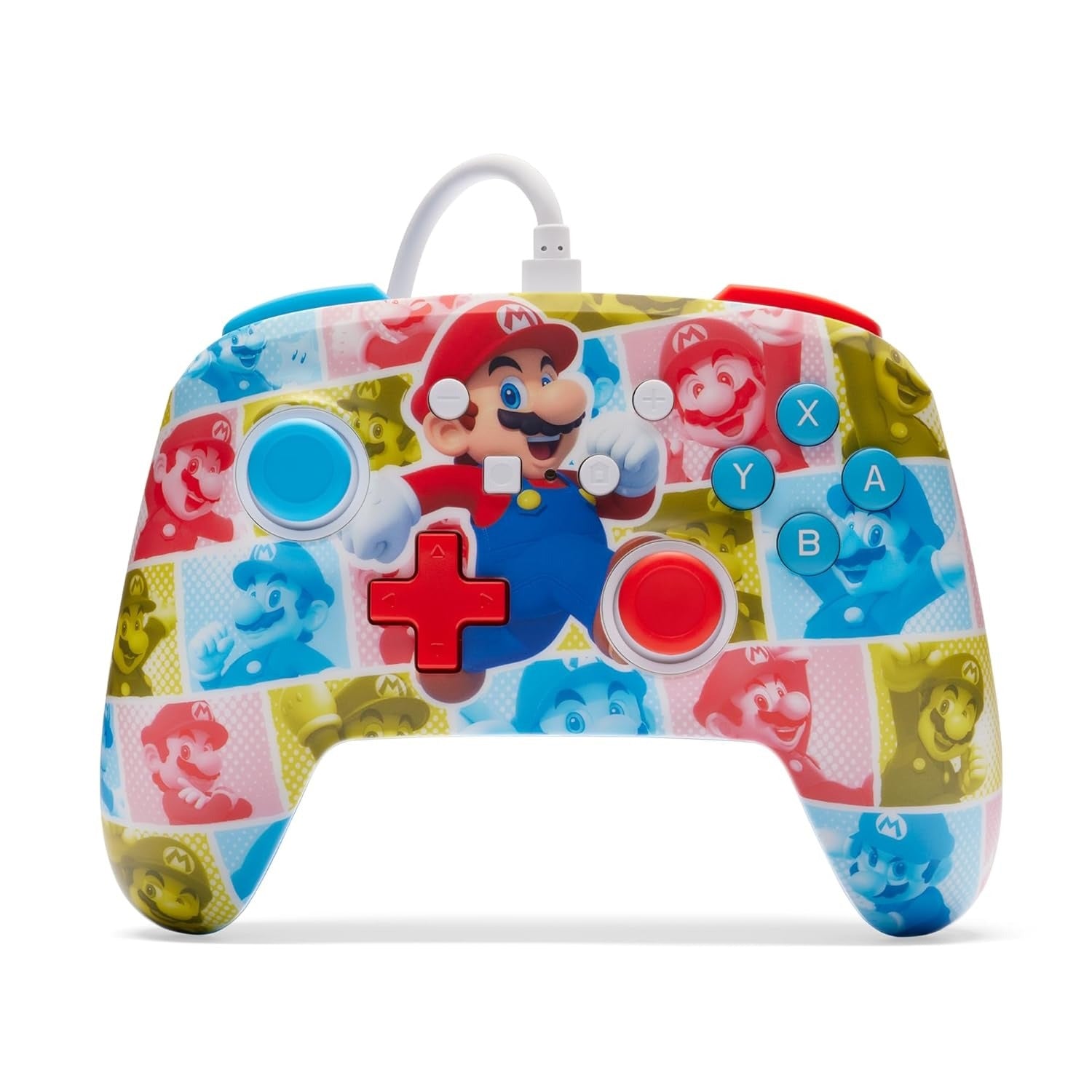 PowerA Enhanced Wired Controller - Mario Hero Reel [Nintendo Switch Accessory] Nintendo Switch Accessory PowerA