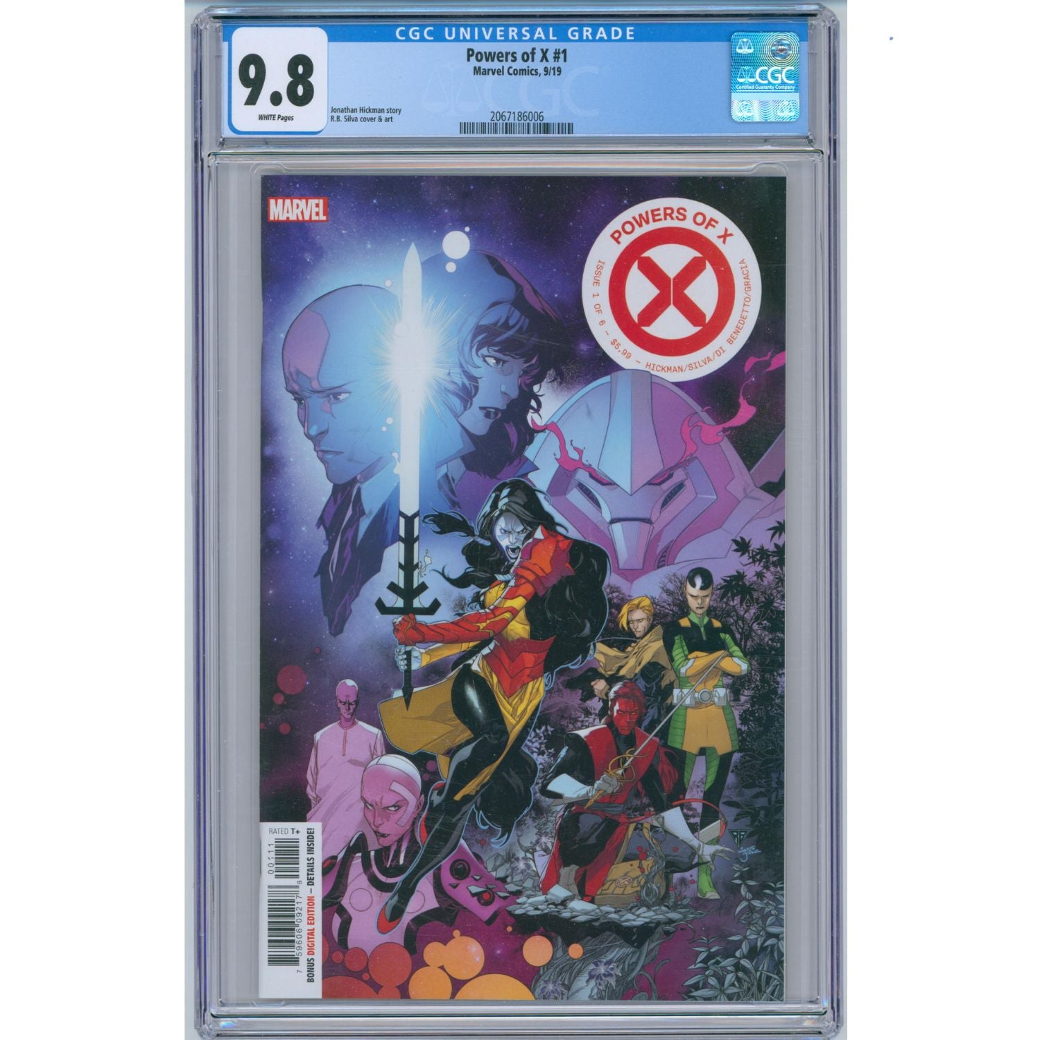 Powers of X: #1 [R. B. Silva CGC 9.8 CVR A] 2019 Comics Marvel Comics