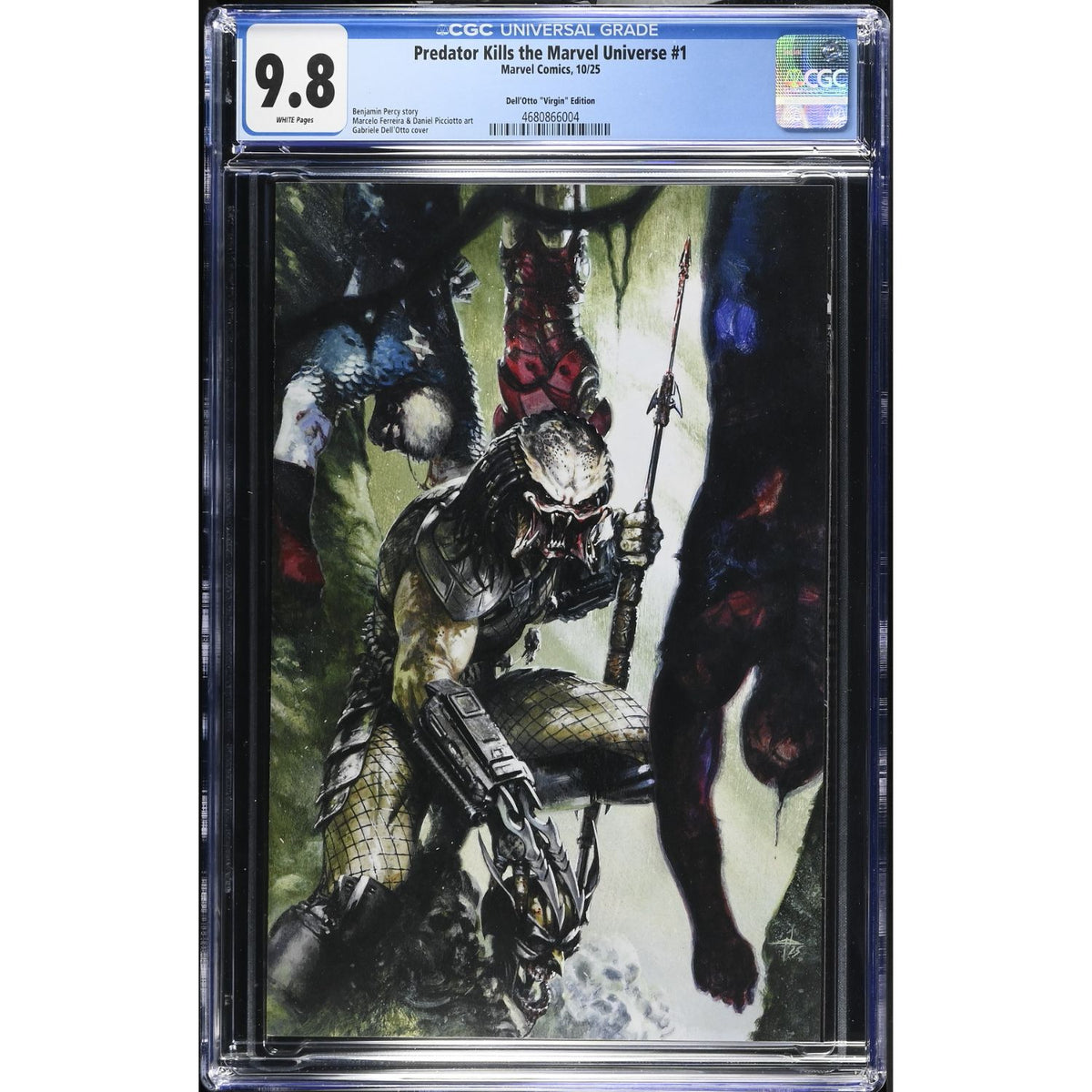 Predator Kills The Marvel Universe: #1 [Gabrielle Dell'Otto CGC 9.8 - 1:100] 2025