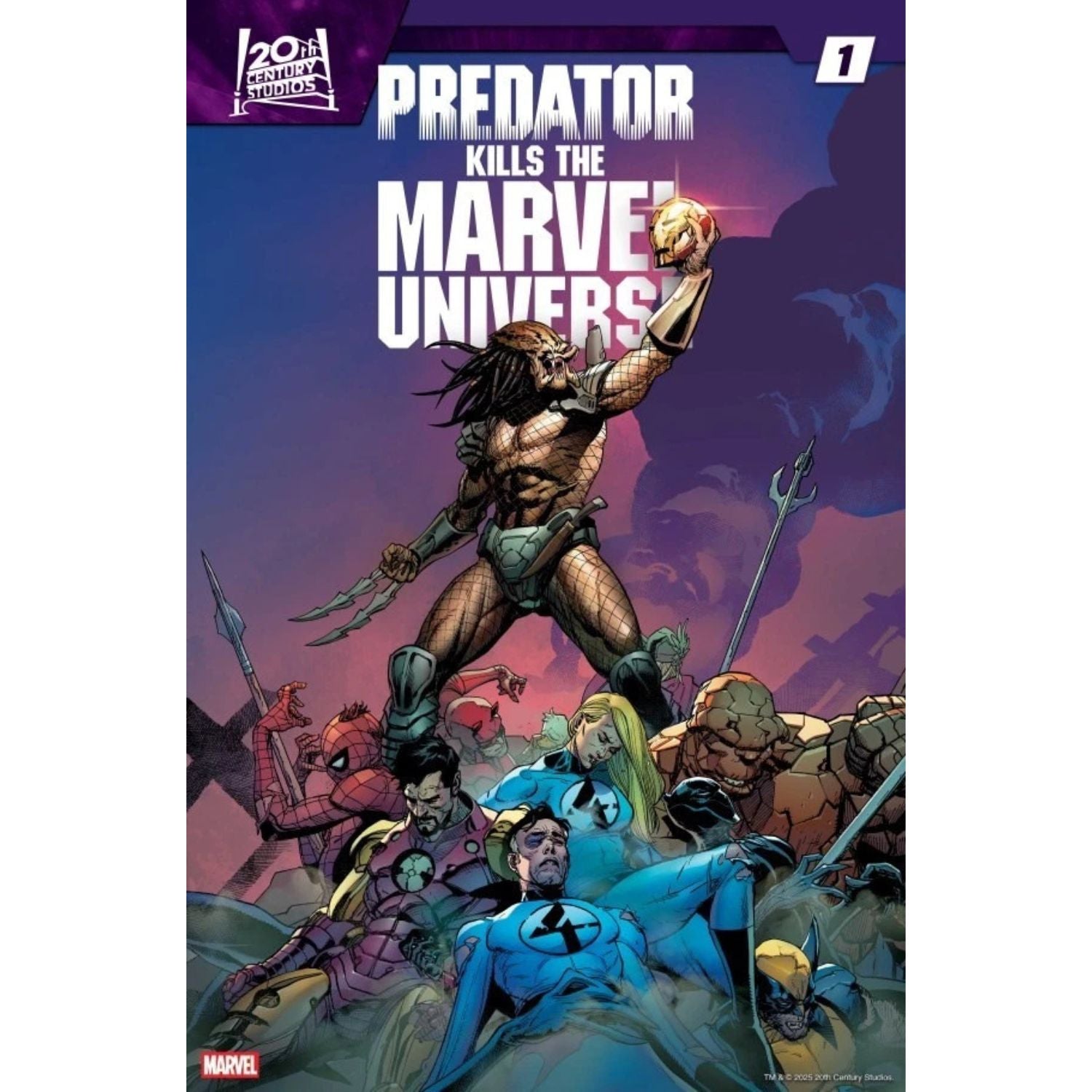 Predator Kills The Marvel Universe: #1 [Leinil Yu CVR A] 2025 Comics Marvel Comics