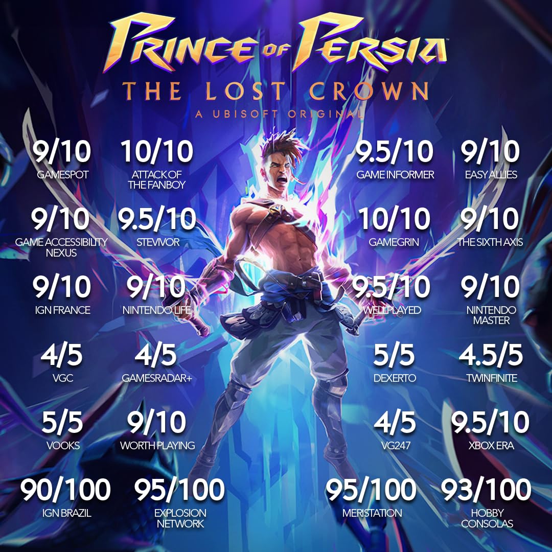 Prince of Persia: The Lost Crown [PlayStation 5] PlayStation 5 Video Game Ubisoft