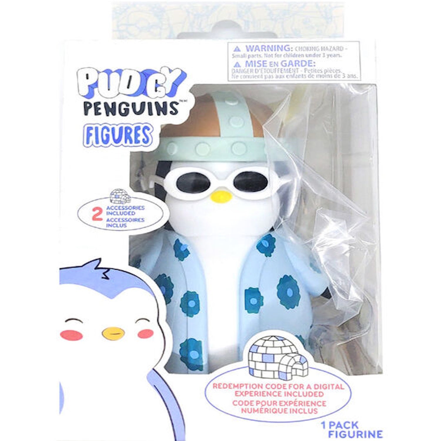 Pudgy Penguins: Authentic 4.5-Inch-Tall Figure (Viking Hat) Toys & Games Pudgy Penguins