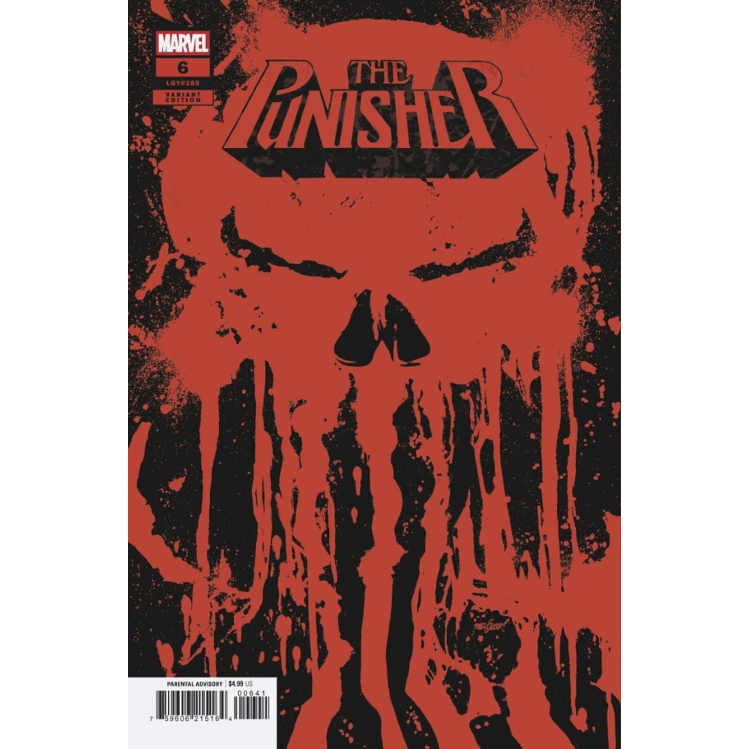 Punisher: #6 [Skull Cover CVR D] 2026 Comics Marvel Comics