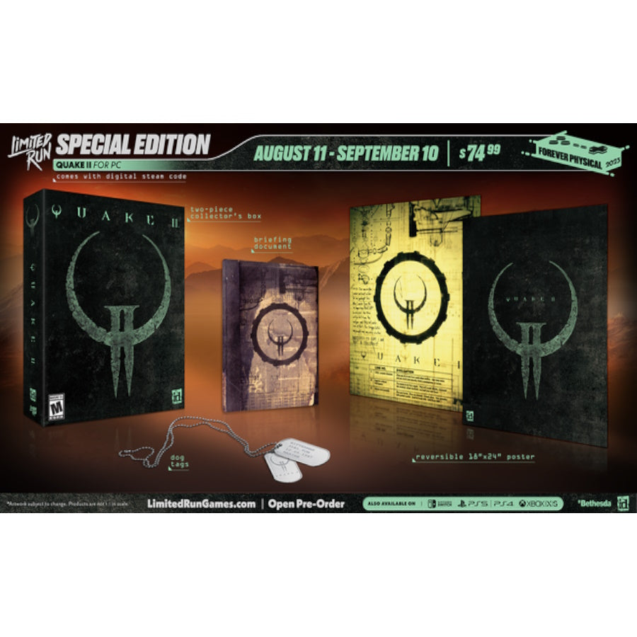 Quake 2 Special Edition - Limited Run - Code in Box [PC] PC Video Game Limited Run Games   