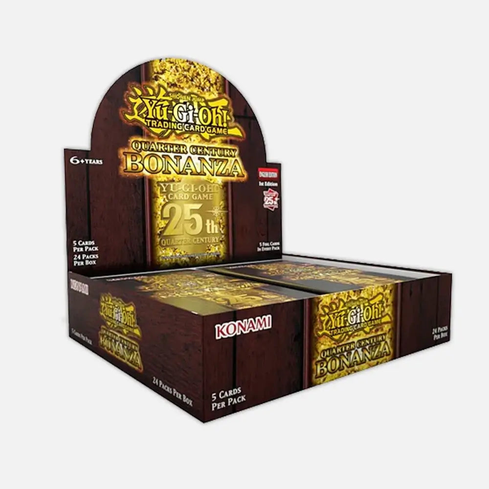 Yu-Gi-Oh! TCG: Quarter Century Bonanza 1st Edition Rarity III Booster Box Card Game Konami