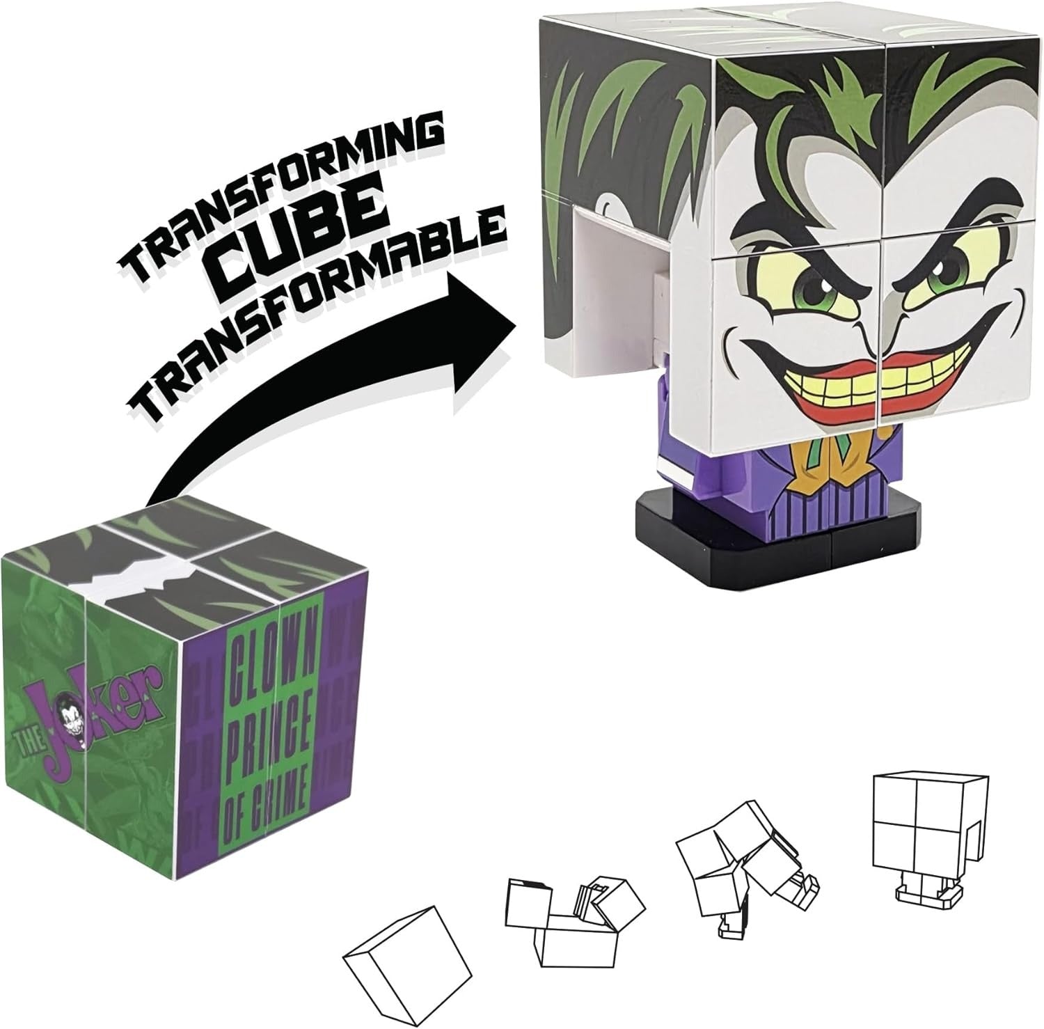Qubi: Batman - Joker Transforming Cube Toys & Games McFarlane Toys
