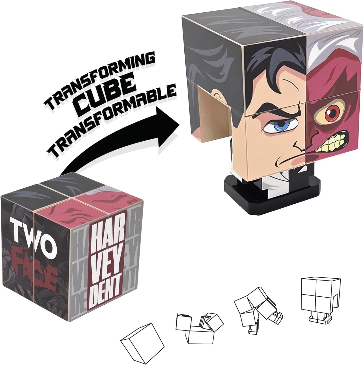 Qubi: Batman - Two Face Transforming Cube Toys & Games McFarlane Toys