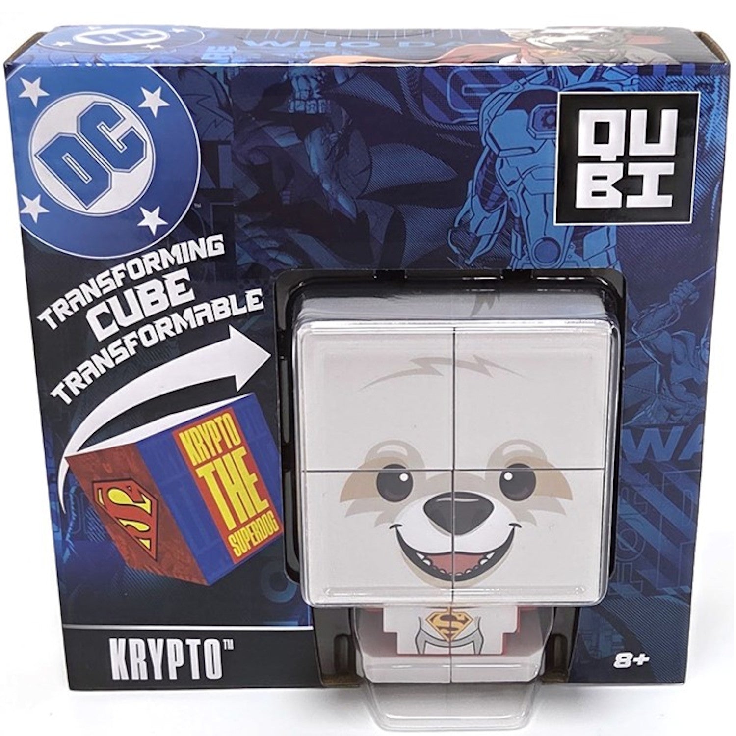 Qubi Superman - Krypto Transforming Cube Toys & Games McFarlane Toys