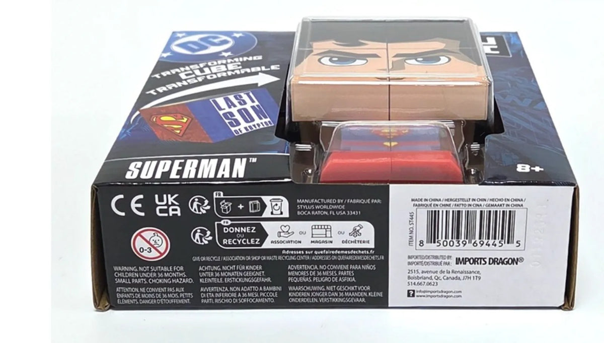 Qubi Superman - Superman Transforming Cube Toys & Games McFarlane Toys