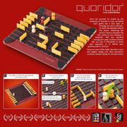 Quoridor [Board Game, 2 - 4 Players] Board Game Gigamic