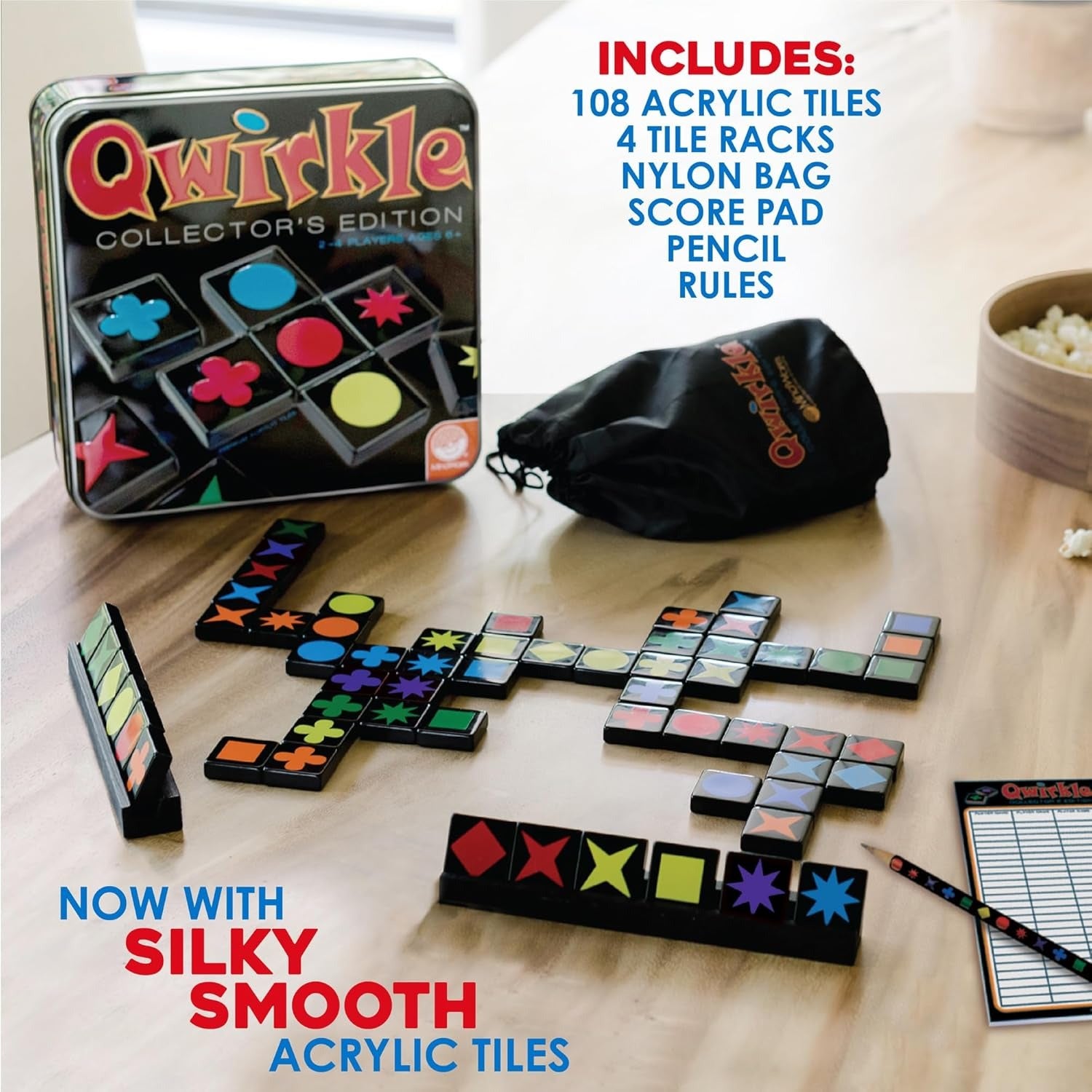 Qwirkle Collector's Edition [Board Game, 2-4 Players] Board Game MindWare