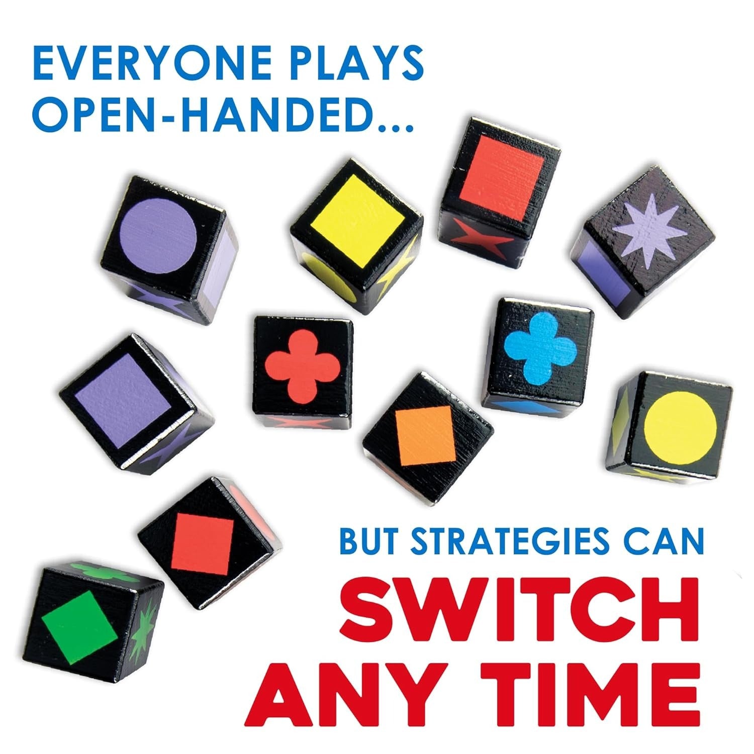 Qwirkle Cubes [Board Game, 2-4 Players] Board Game MindWare