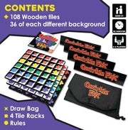Qwirkle Flex [Board Game, 2-4 Players] Board Game MindWare