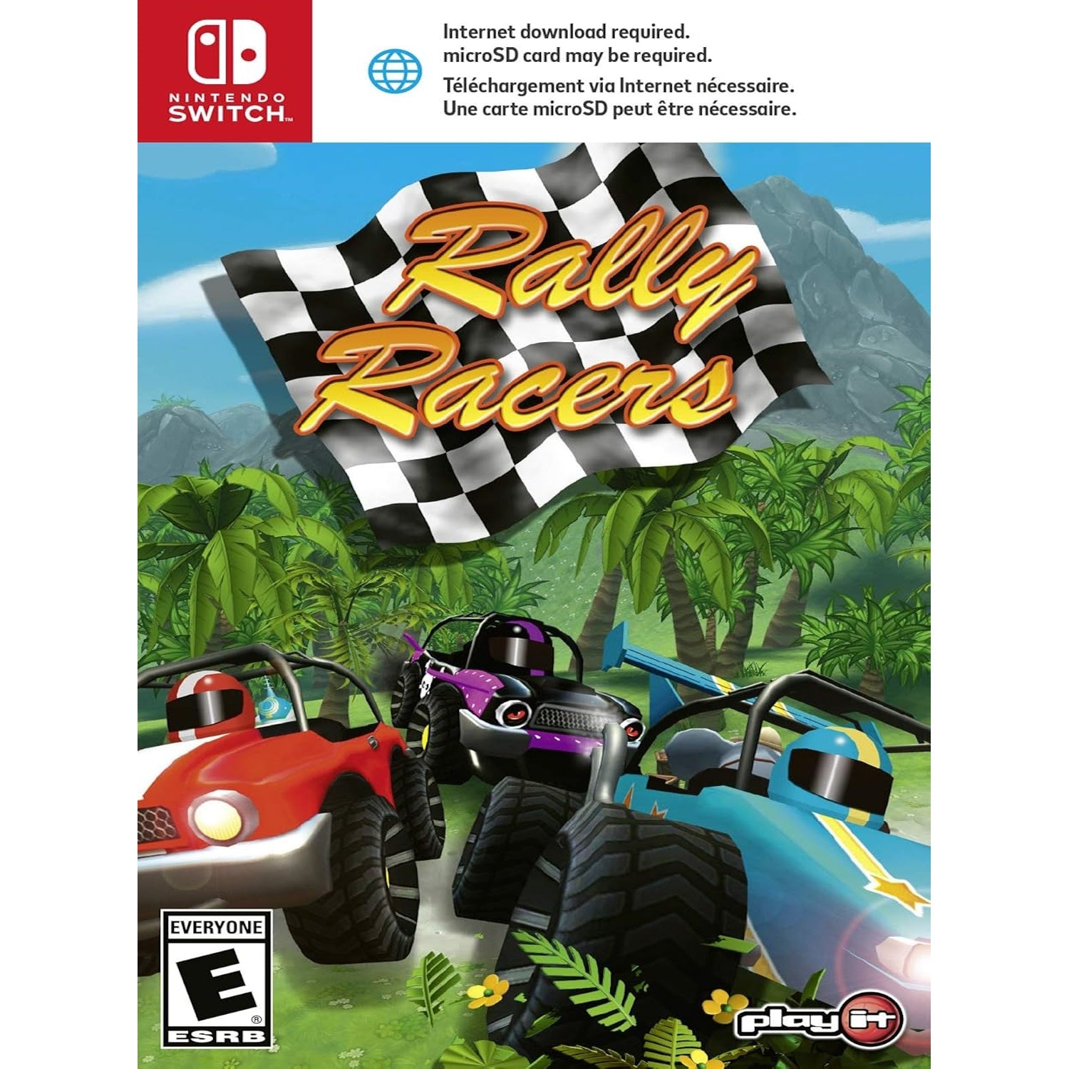 Rally Racers - Code in Box [Nintendo Switch] Nintendo Switch Video Game Play It