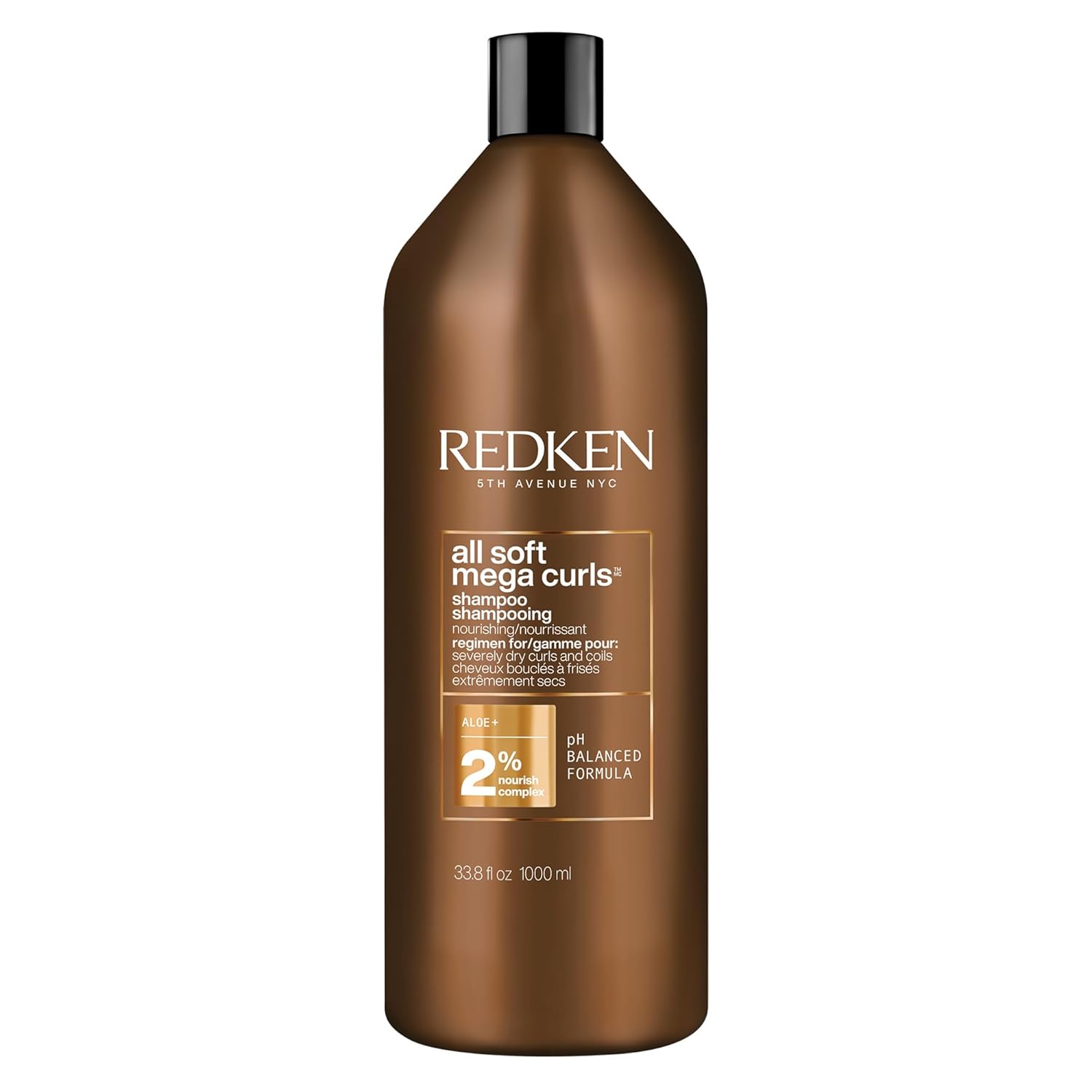 Redken All Soft Mega Curls Shampoo 1 L (33.8 fl oz) Shampoo Redken