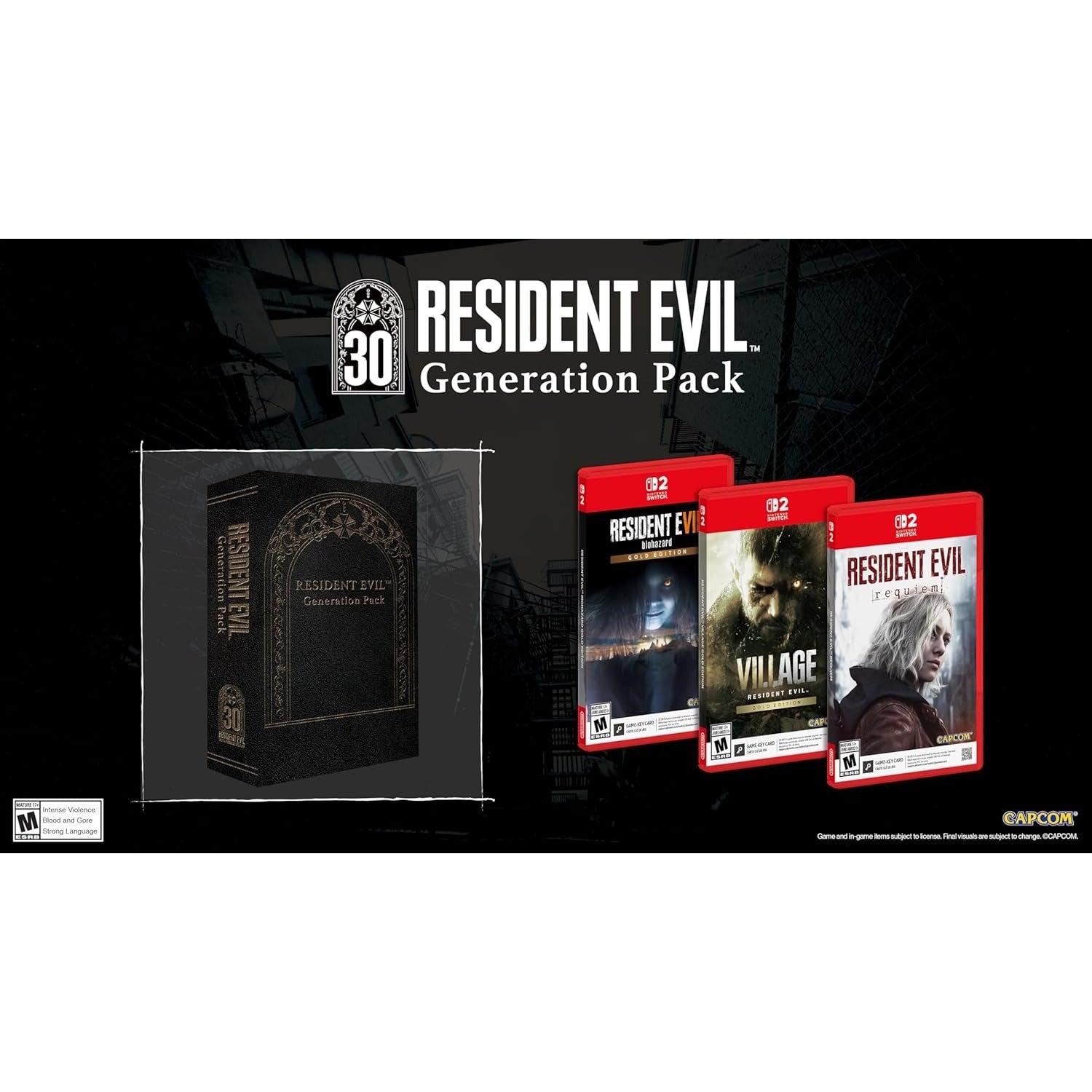 Resident Evil Generational Pack [Nintendo Switch 2] Nintendo Switch 2 Video Game Capcom