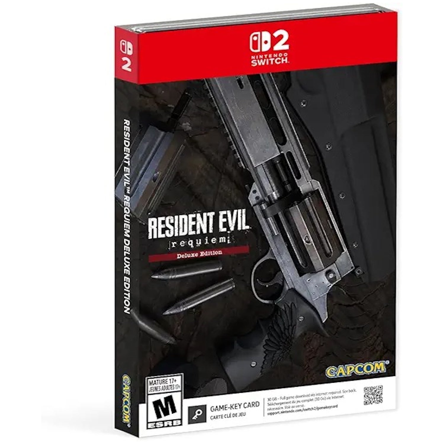 Resident Evil Requiem Deluxe Edition + Steelbook [Nintendo Switch] 2] Nintendo Switch 2 Video Game Capcom