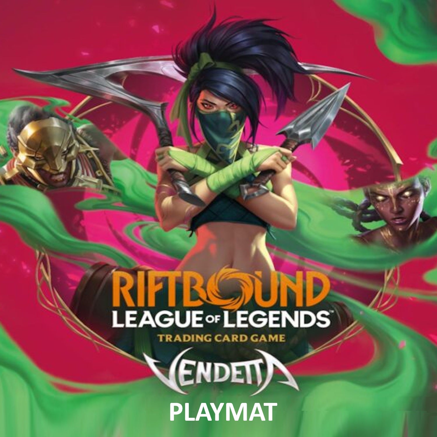 Riftbound League of Legends TCG: Vendetta Playmat #3 (Diana vs Leona) Card Game Accessories UVS Games