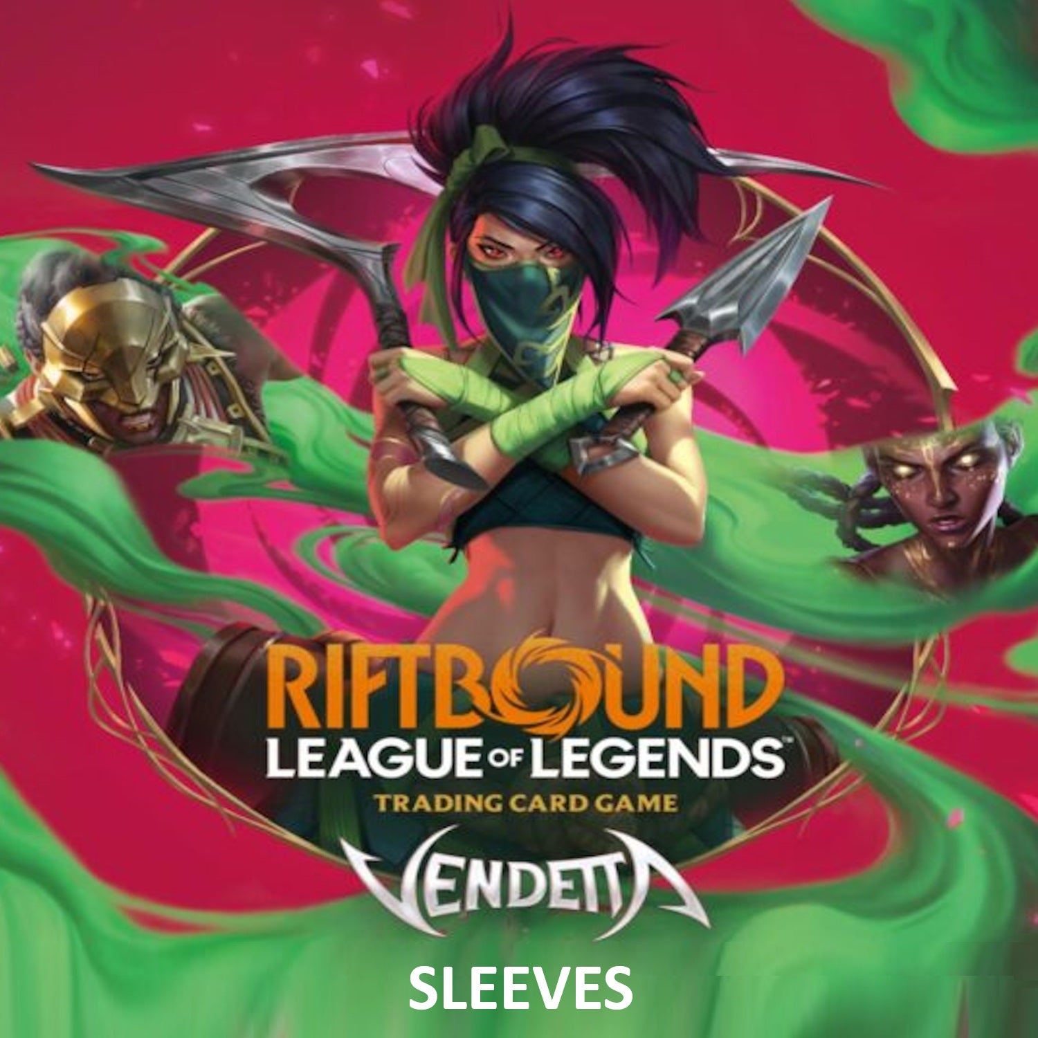 Riftbound League of Legends TCG: Vendetta Art Sleeve #3 (Diana vs Leona) Card Game Accessories UVS Games