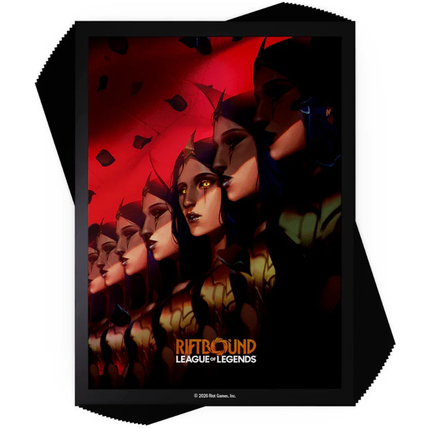 Riftbound League of Legends TCG: Unleashed Art Sleeves #3 - LeBlanc (100 Count) Card Game Accessories UVS Games