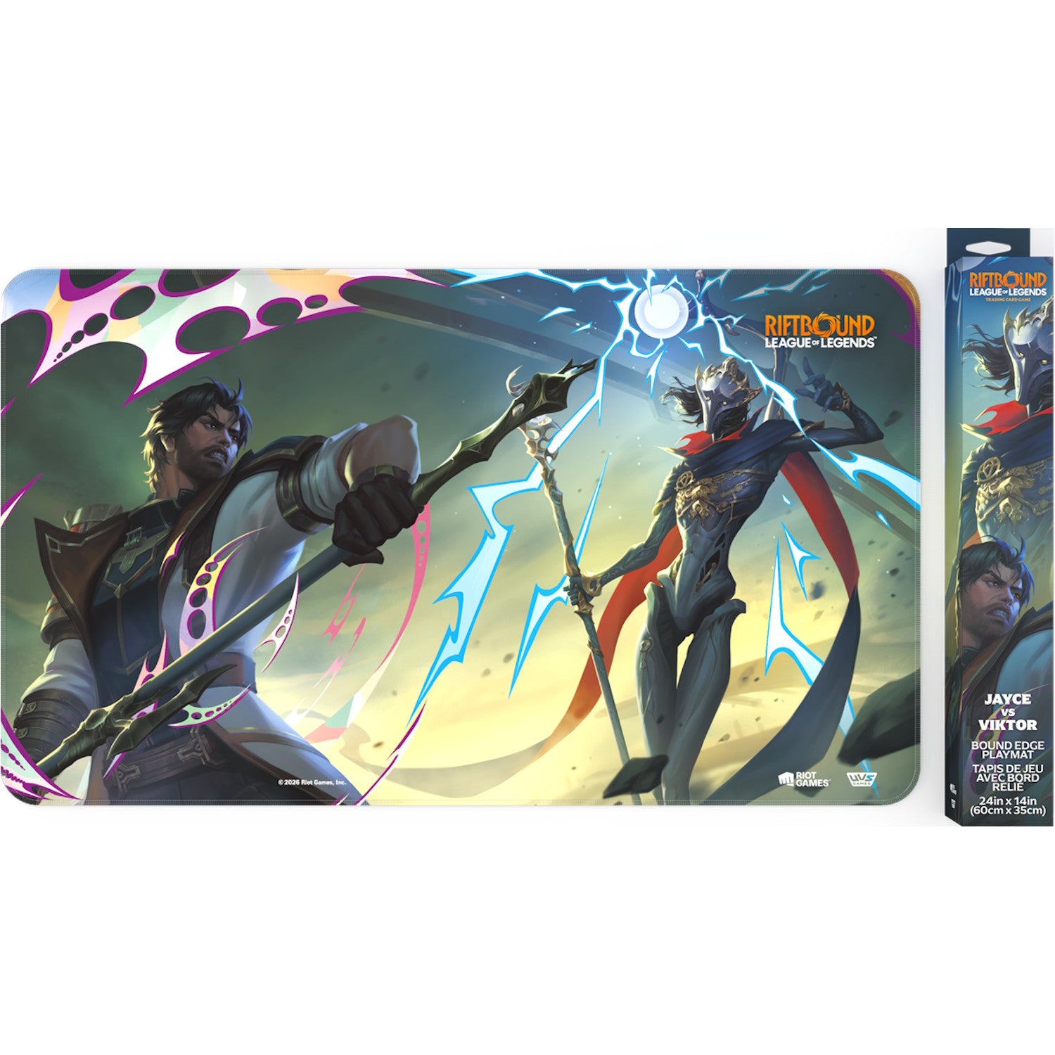 Riftbound League of Legends TCG: Vendetta Playmat #2 (Jayce vs Viktor) Card Game Accessories UVS Games